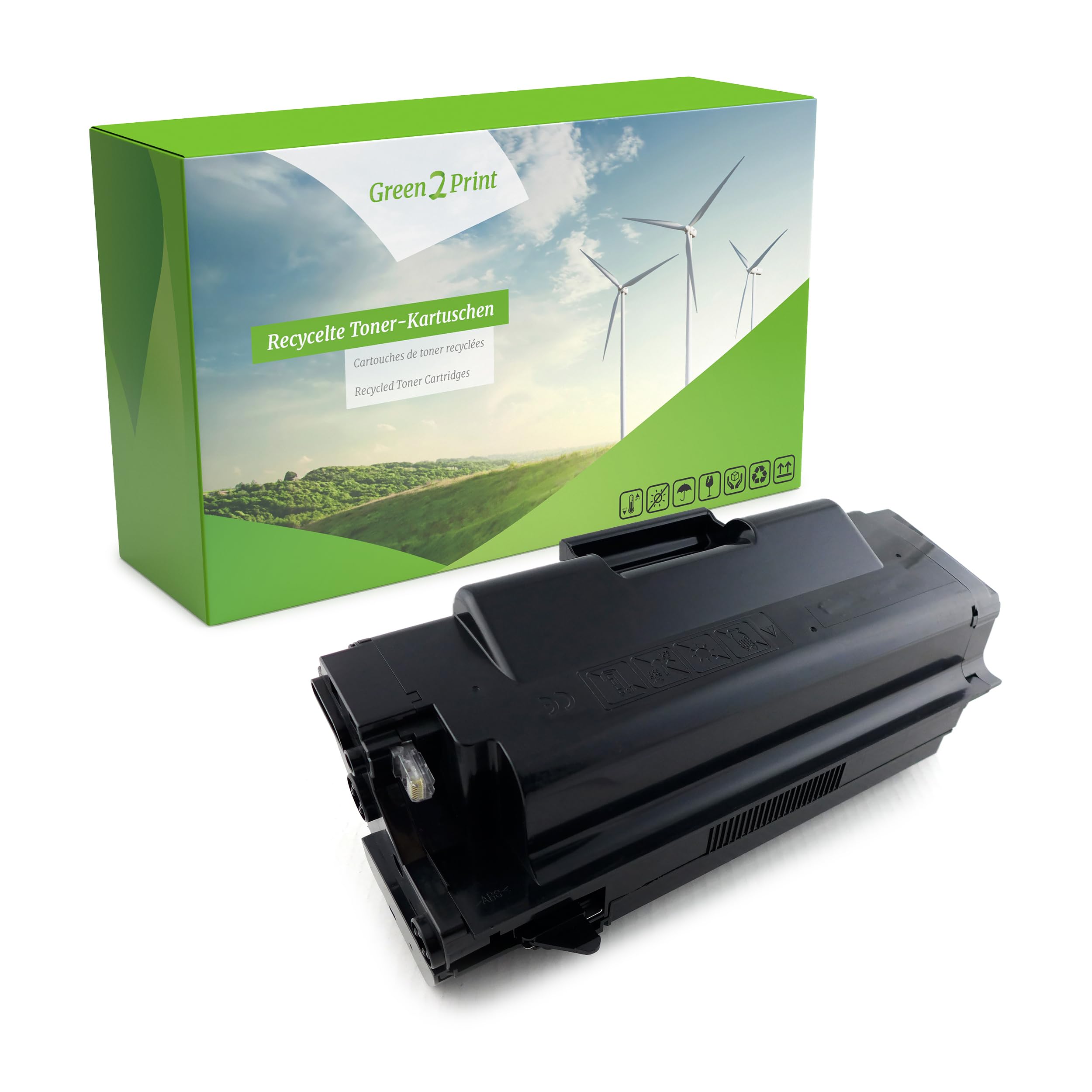 Green2Print High Yield Toner black 20000 pages replaces Samsung MLT-D307E High Yield Toner cartridge for Samsung ML4510, ML4510ND, ML5010, ML5010ND, ML5012ND, ML5015, ML5015ND, ML5017ND
