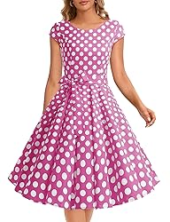 Dressystar Women's Vintage 1950s Audrey Cocktail