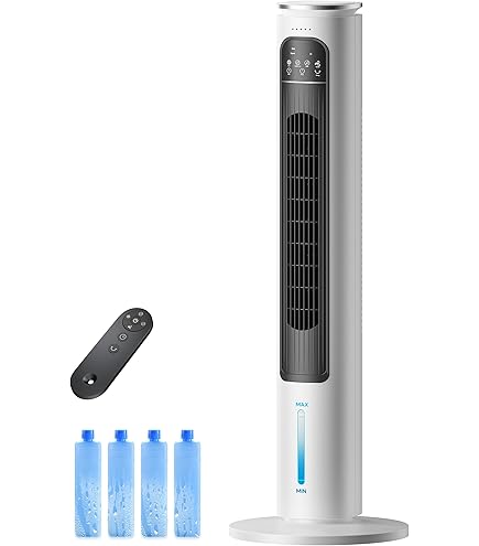 Draagbare moeraskoeler, moeraskoeler, 4 L tankairconditioner met 3