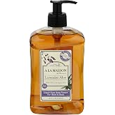 A LA MAISON Lavender Aloe Natural Hand Wash Made with Essential Oils - Biodegradable, Plant-Based, Vegan, Cruelty-Free (16.9 Fl Oz Bottle)