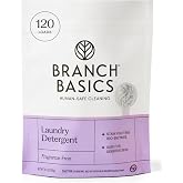 Branch Basics Laundry Detergent &ndash; 4lbs (120 loads) | Fragrance-Free | Plant &amp; Mineral-Based Formula | Lifts Stains &amp; Removes Odor | Safe for Sensitive Skin | Optimized for Cold Water