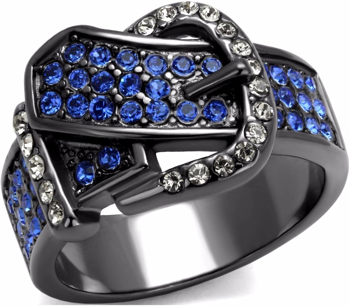 royal blue designer belt