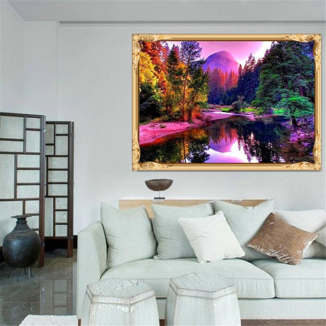 最終値下げ Certainpl Diy 5dダイヤモンド絵画 クリスタルラインストーン Artsクラフトホーム壁の装飾 風景画 マルチカラー B07fsyz3hk オープニング大放出セール Www Ichillmusic Com