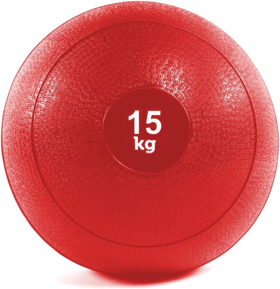 TNP Accessories 15KG Slam Balls RED No Bounce Medicine Crossfit Boxing Fitness Training Gym Wall Ball