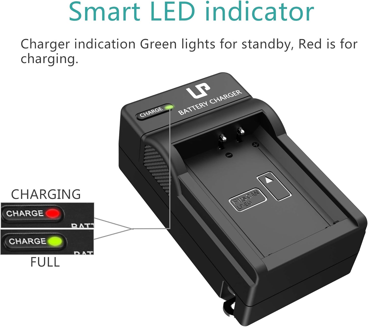 LP-E10 Battery Charger, LP Charger Compatible with Canon EOS Rebel T7, T6, T5, T3, T100, 4000D, 3000D, 2000D, 1500D, 1300D, 1200D, 1100D & More (Not for T3i T5i T6i T6s T7i) : Camera & Photo