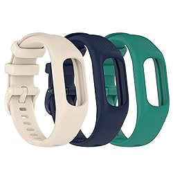 Gheper 3PCS Soft Silicone Bands Compatible with