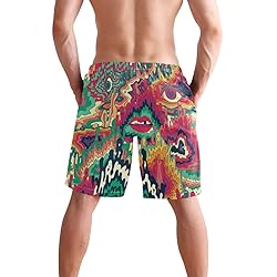 Aluy's boutique Men's Summer Cool Swim Trunks Quick