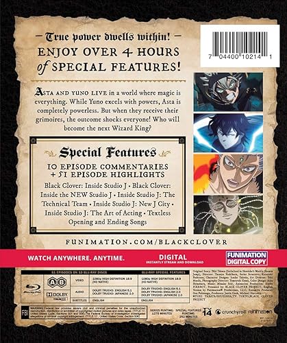 Black Clover: Season [Blu-ray] in Oman Whizz Action Adventure