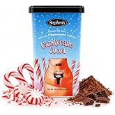 Stephen&rsquo;s Gourmet Candy Cane Hot Cocoa Mix, Milk Chocolate with Real Peppermint Candy Cane Pieces, Rich &amp; Creamy Holiday Cocoa, 14 oz. Canister (Pack of 1)