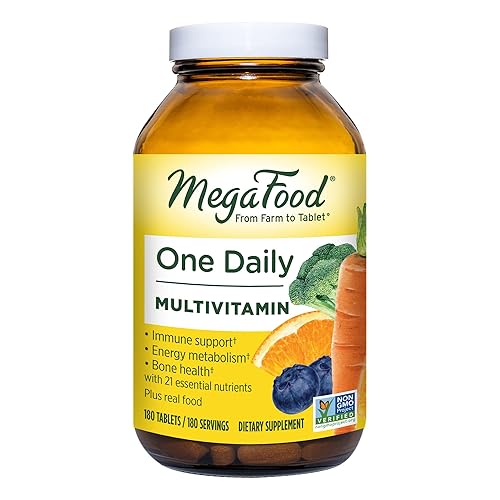 MegaFood One Daily Multivitamin Multivitamin for Women and Men with Real Food Immune