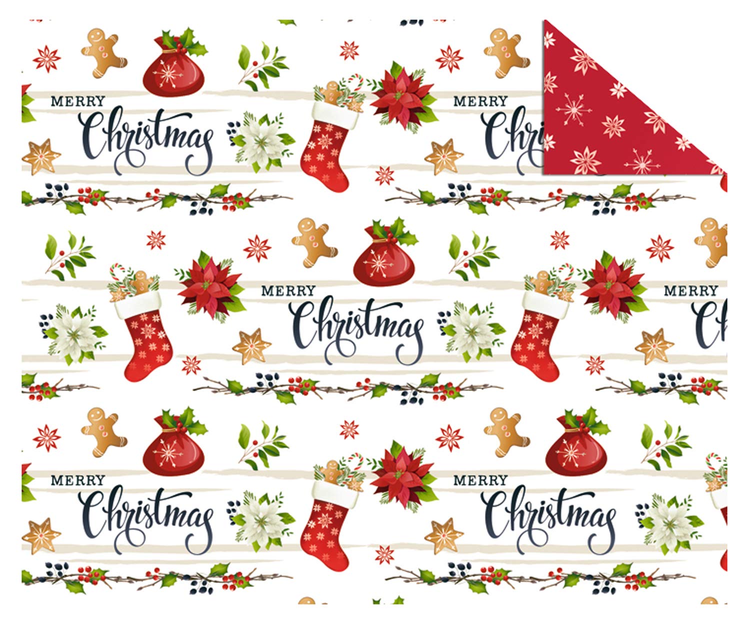 Ursus Merry Christmas 11344601 Photo Card 10 Sheets DIN A4 300 g/m² Fresh Cellulose Printed on Both Sides/Front and Back in Various Designs/One Size