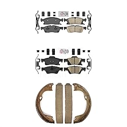 Transit Auto Front Rear Ceramic Disc Brake Pads Kit