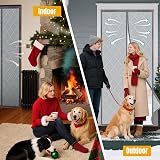 YRH Thermal Door Curtain Windproof Soundproofing Oxford Polyester Cotton Auto view 3