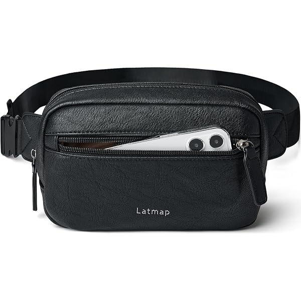 Kattee Sac Banane Cuir Femme – Sac Bandoulière RFID Blocage – Petit Sac Poitrine Élégant