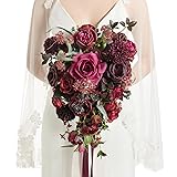 Ling's Moment Red Bridal Bouquet