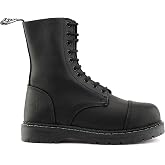 Grinders Unisex Stag ACS Leather Steel Toe Cap Lace Up Boots