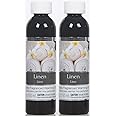 Hosley Linen Fragrance Warming Oils, Set of 2, 5oz Each. Ideal Gift for Weddings, spa, Reiki, Meditation, Bathroom Settings.P1