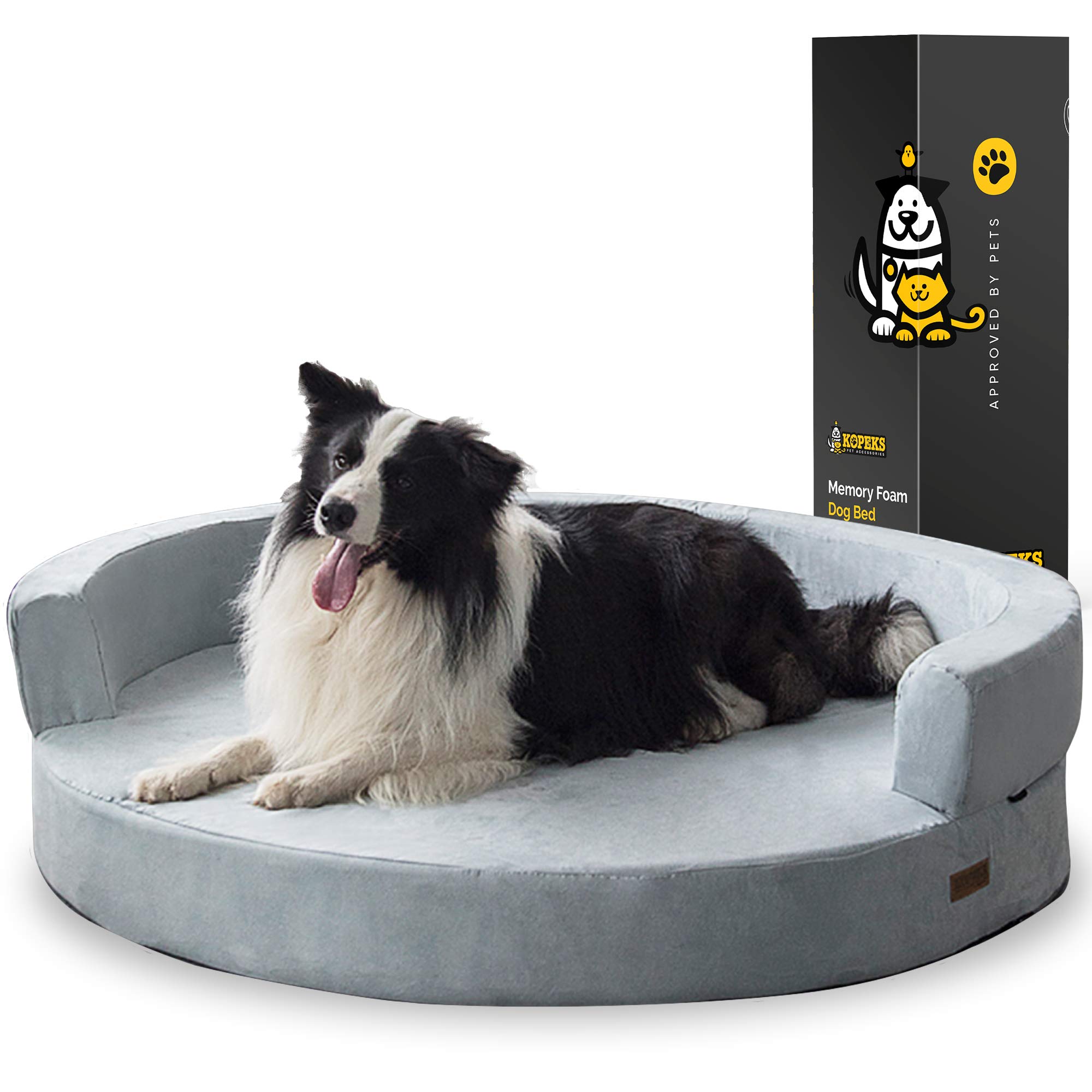 jumbo memory foam dog bed