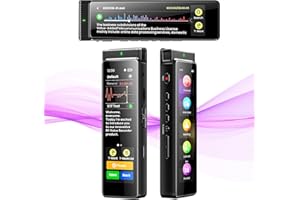 72GB Digital Voice Recorder with Playback - NekSide Full Touchscreen Voice Activated Recorder with HD LED Screen Display & Intelligent STT Transcription, Recording Device for Lecture Meeting Interview