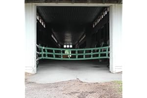 Country Pride Barn Door Guards with Snaps (12', Hunter Green)