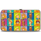 Buckle-Down unisex adults Hinge - Scooby Doo 5-character Face Blocks Multi Color Wallet