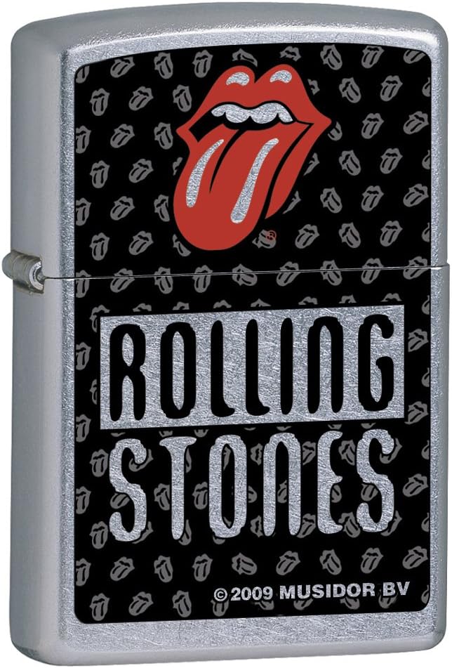 Zippo Rolling Stones Lighter Street Chrome Zippo Lighters Amazon.co.uk Sports & Outdoors