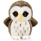 Ice King Bear Wild Animal Small Stuffed Animals Zoo Family Plush Toy (Owl 6 Inches)