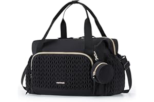 mommore Diaper Bag Tote, Large Capacity Travel Diaper bags, Hospital Bag for Labor Delivery, Baby Bag with Pacifier Case