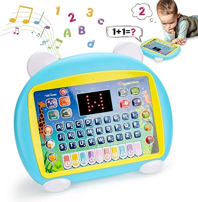Appoft Interactive Toddler Tablet Learning Toy for 1-4 Years Kids