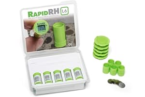 Wagner Meters Rapid RH L6 Smart Sensors: Easy ASTM F2170 Concrete Moisture Testing- 5 Pack
