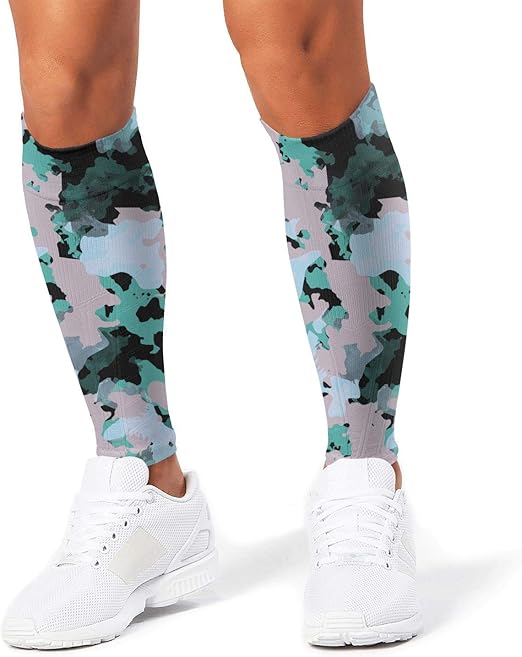Camo Camouflage Texture Leg Compression Sleeves Men's Leg Sleeve for Sports Clothing