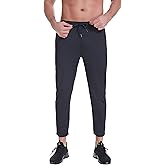 AbleTree Mens Stretch Travel Pants 27" Inseam Quick Dry Light Weight Sweatpants Workout Casual Joggers with Pockets
