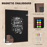 DOLLAR BOSS Magnetic Large Chalkboard 90x120cm Wall Mounted Blackboard view 2