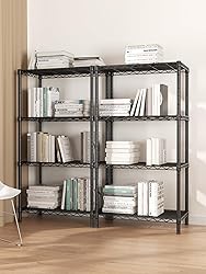 SINGAYE 4 Tier Storage Rack Wire Shelving Unit