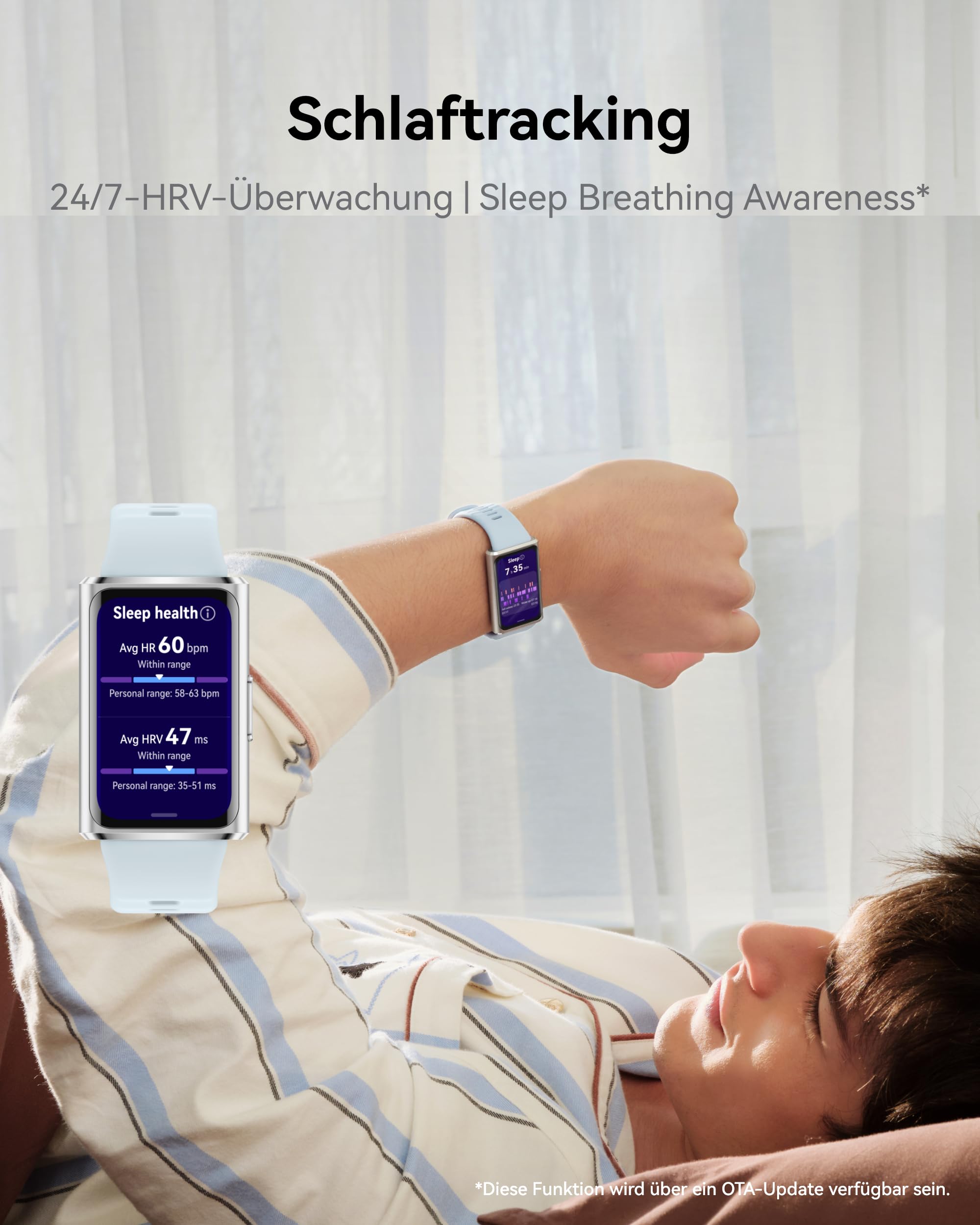 HUAWEI Band 11 Pro Smartwatch, Autonomes GPS Fitness Tracker, 1,62″ AMOLED 2000 Nits, Herzfrequenz- & Schlaftracking, SpO2, Wohlbefinden, Bluetooth, 5 ATM, Android & iOS, Legierungsgehäuse, Schwarz 6