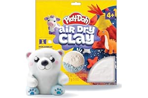 Play-Doh Brand Air-Dry Clay, 5 oz. White Clay Bag, Arts & Crafts, Art Supplies, Arts and Crafts for Adults and Kids, Craft Su