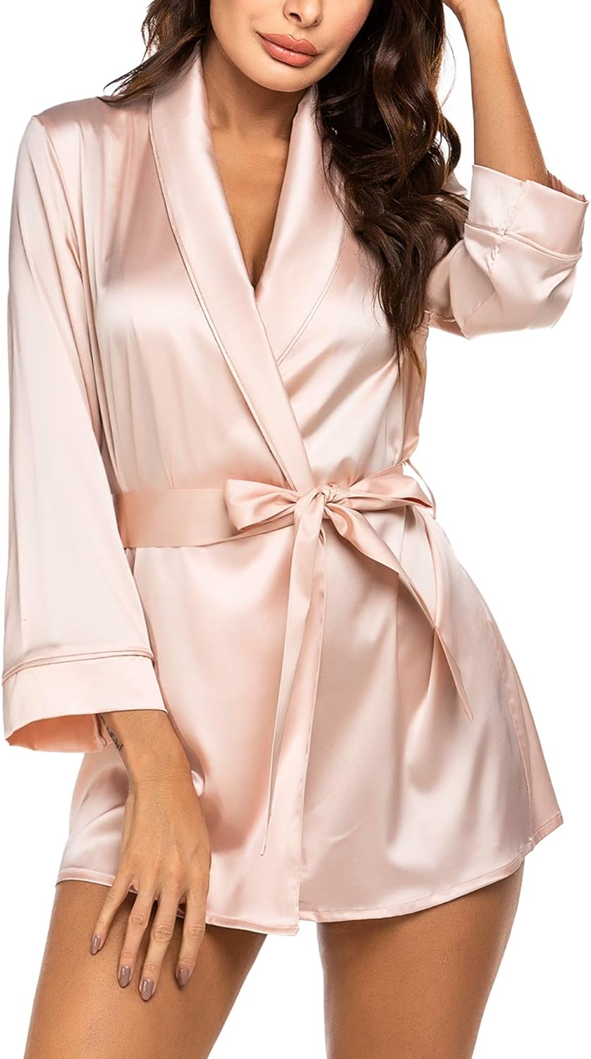 satin robes cheap