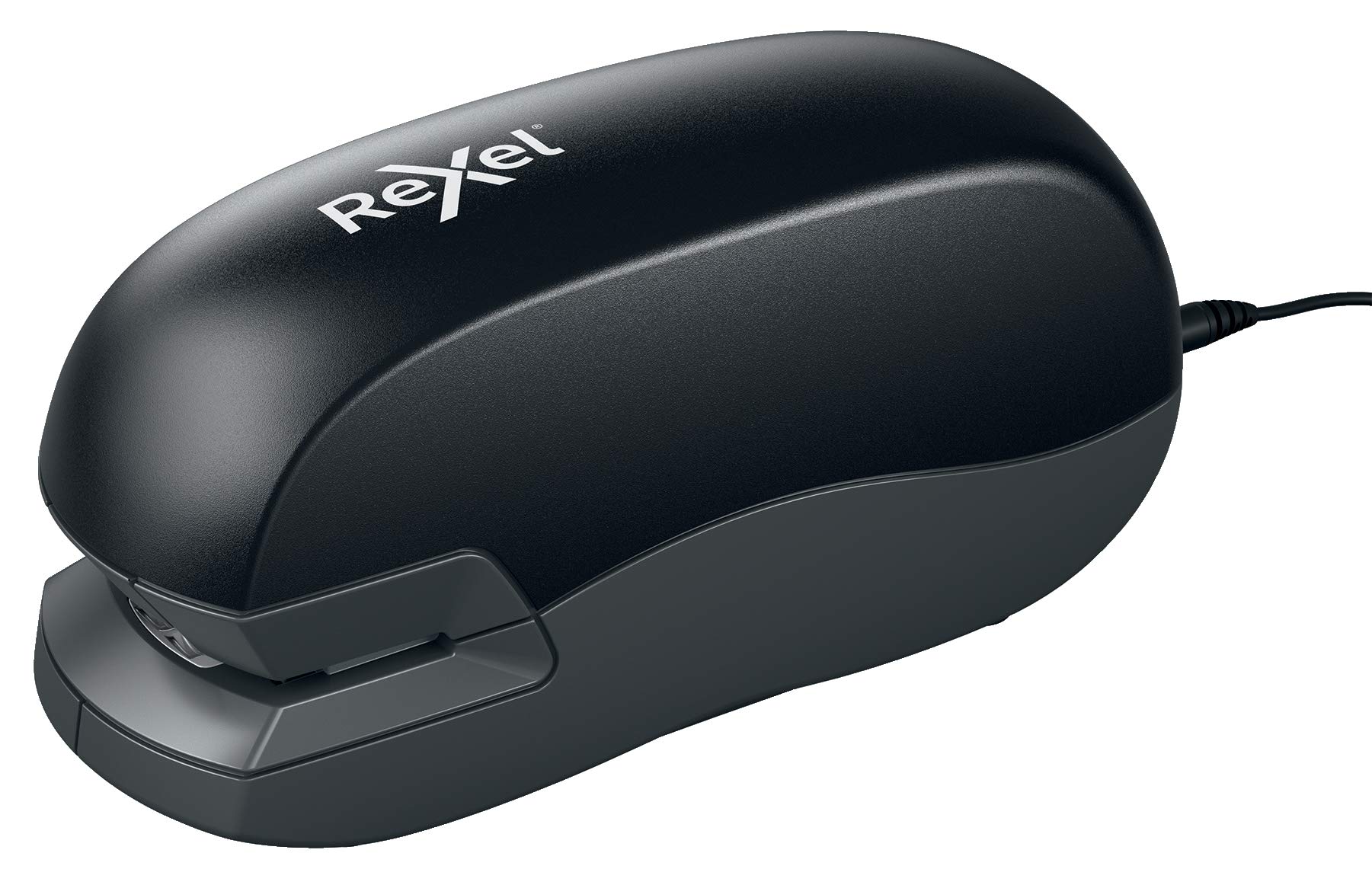 Rapid Rexel 20EX Automatic Electric Stapler, 20 Sheet Capacity, Uses 26/6 and 24/6 Staples, Mains Adaptor Included, Black, 5000298