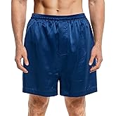 COLD POSH Men's Silk Boxers Luxury Mulberry Silk Underwear, Smooth Loungewear Shorts