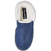 Lucky Brand Boys Micro Suede Sherpa Clog Slippers Cozy Plush Lined Indoor Outdoor Slip On House Shoes Comfortable Kids Clogs
