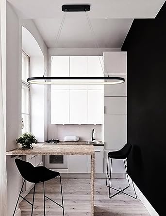 Lampada A Sospensione Led Illuminazione Rettangolare Design