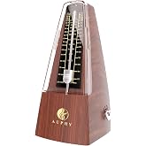 M350 AUPHY Mechanical Metronome with Accent Bell, Classic Shape, Accurate Beat, Multiple Beat Modes, Suitable for Piano Guitar Drums Violin Saxophone etc，PC Material