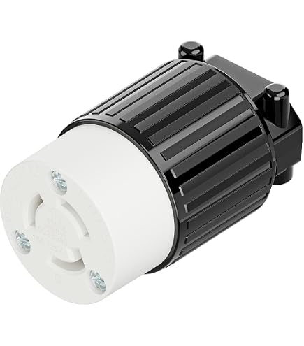 NEMA L5-15P Locking Plug, Twist Lock Male 15Amp 125Volt Generator
