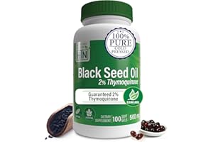 Health Thru Nutrition Black Seed Oil 500mg 100 Softgels | High Potency 2% Thymoquinone | 3rd Party Tested | Pure Cold Pressed | Organically Gown | Non-GMO, Gluten Free, Soy Free