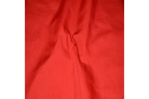 SEDONA DESIGNZ, INC. 60" Wide Premium Cotton Blend Broadcloth Fabric by The Yard (Red)