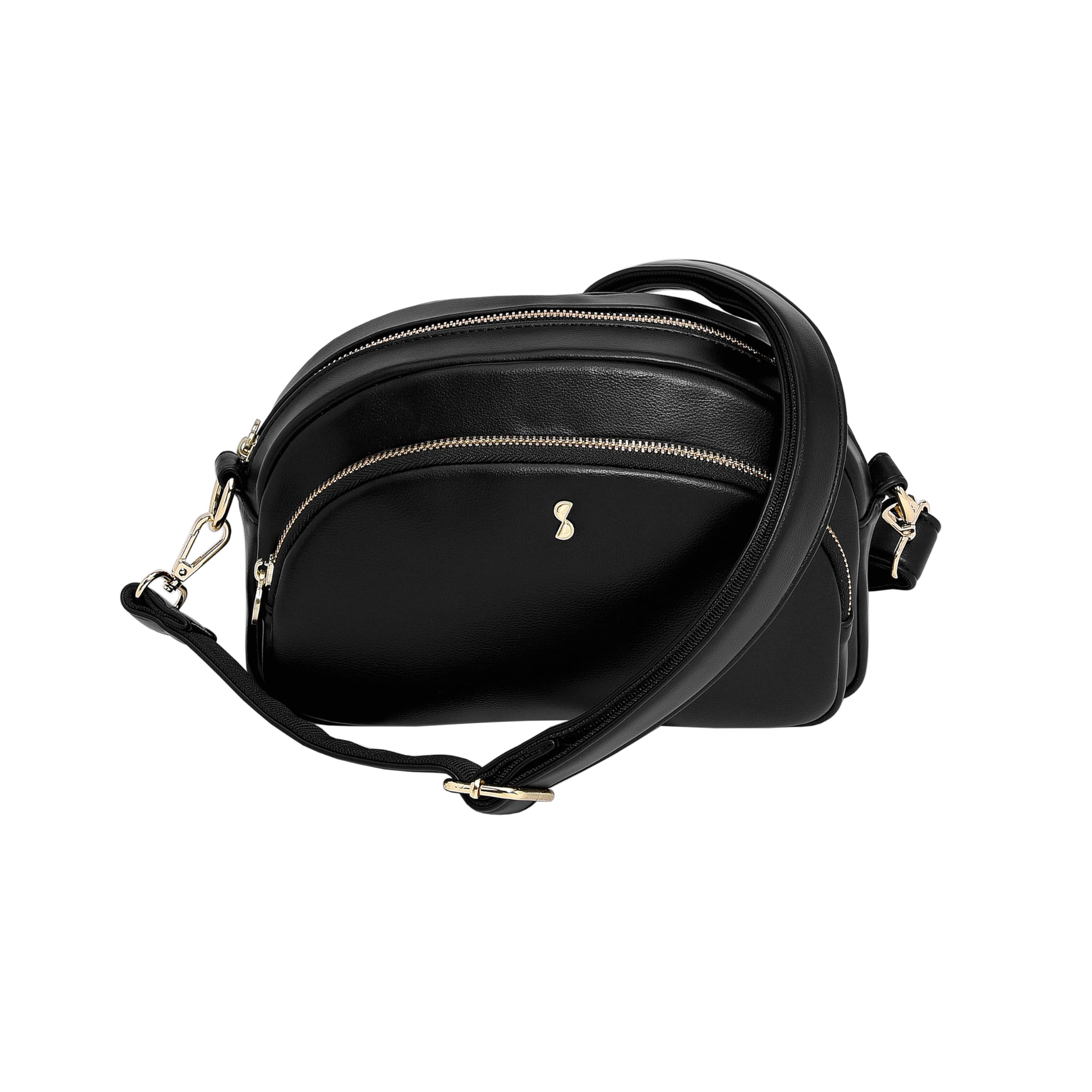 Stackers Black Cross Body Bag
