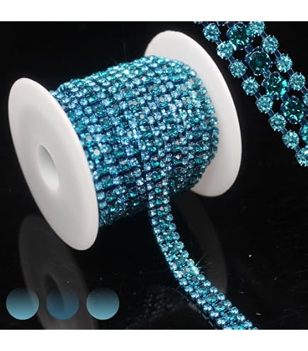 thumbnail image 2 of 6-Inch Bugle Seed Glass Bead Fringe Trim For Lampshades, Dresses, Or Drapery - Price Per Yard 2 of 5