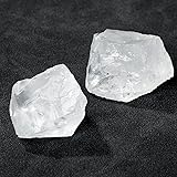 Apengshi Clear Quartz Raw Crystals 2PCS Natural