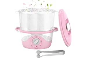 TASALON Pink Hot Towel Steamer for Facials, 5-Min Quick Heating Towel Warmer Machine, Portable Spa Salon Equipment with Aromatherapy for Massage