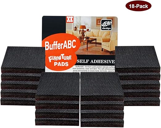 Non Slip Furniture Pads 18pcs 2 Self Adhesive Thick Furniture